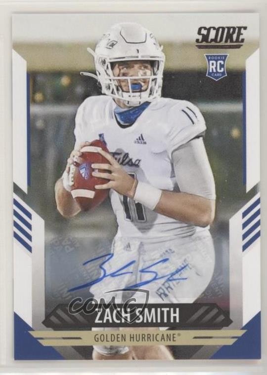 2021 Score Rookies Signatures Zach Smith #317 Rookie Auto RC 0a2