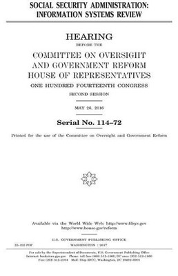 Social Security Administration: information systems review by United States Hous