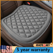 Car Seat Cushion Breathable Seat Pad Mat Cover Gray Memory Foam Non Slip Bottom