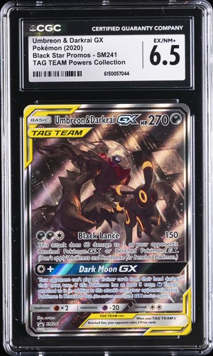 Umbreon & Darkrai-GX graded CGC 6.5 for sale on eBay