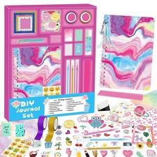 Best Pure Vie DIY Journal Kit for Girls Ages 8-14 Journaling Art Crafts Tween