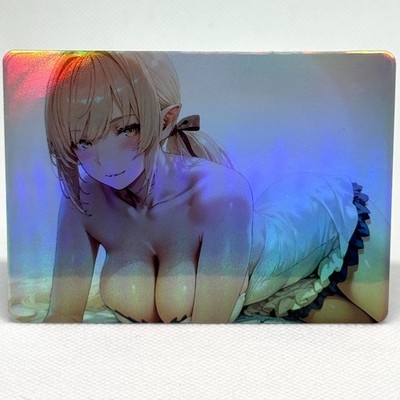 Bakemonogatari Shinobu Oshino Goddess Anime Waifu ACG Foil Card
