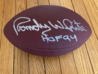Randy White Autographed Wilson NFL Football W/ HOF 94 Cowboys