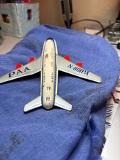 Vintage Tin lithograph toy airplane