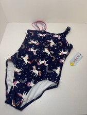Cat  Jack Americorn Unicorn One Piece Swimsuit Girls Size L  10/12 
