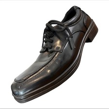 Deer Stags Sleek Kids Black Oxford Dress Shoes, Size 4M