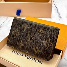 Louis Vuitton Monogram Pochette Cult Visit Card Case Business Card Holder
