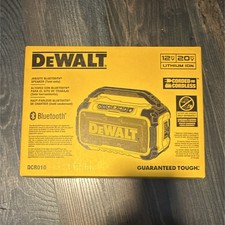 DEWALT DCR010 Jobsite Bluetooth Speaker w/ AUX Wired Input Yellow/Black