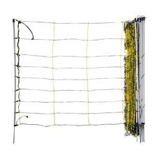 Electric Fence 50m Sheep Goat Netting 105cm - Yellow & Black- Single Point Posts