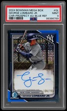 2024 Bowman Mega Box Chrome George Lombard Jr. #BMA-GL PSA 9 104/150 Baseball