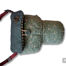 Handmade DSLR Camera Cover Bag   Floral Padded Case