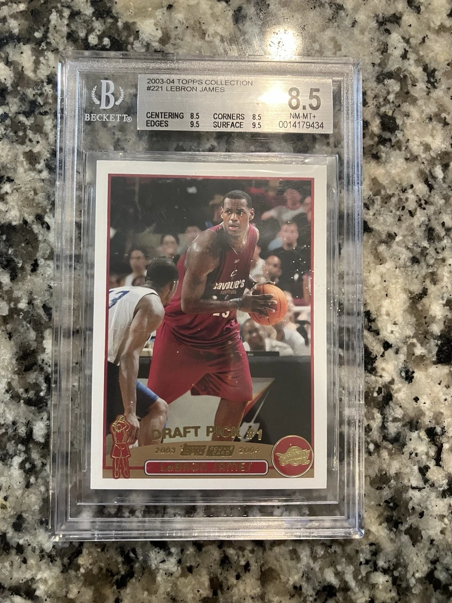 LeBron James 8.5 Graded Basketball Rookie Sports Trading Cards