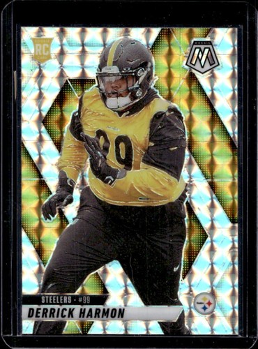 2025 Panini Mosaic Derrick Harmon Rookies RC Mosaic Prizm Rookie #327 Steelers