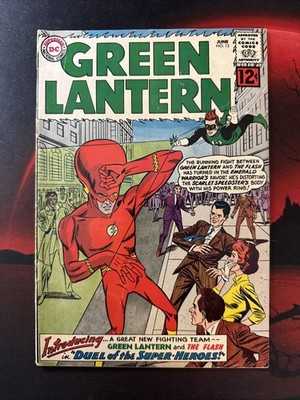 Green Lantern 13 1962 Silver Age DC Comics Flash App VG Top Staple Detached