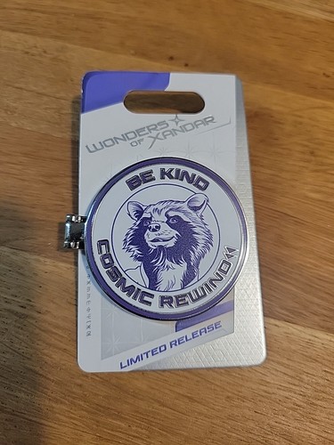 Disney Cosmic Rewind Grand Opening Pin Rocket Guardians w/Backing Card