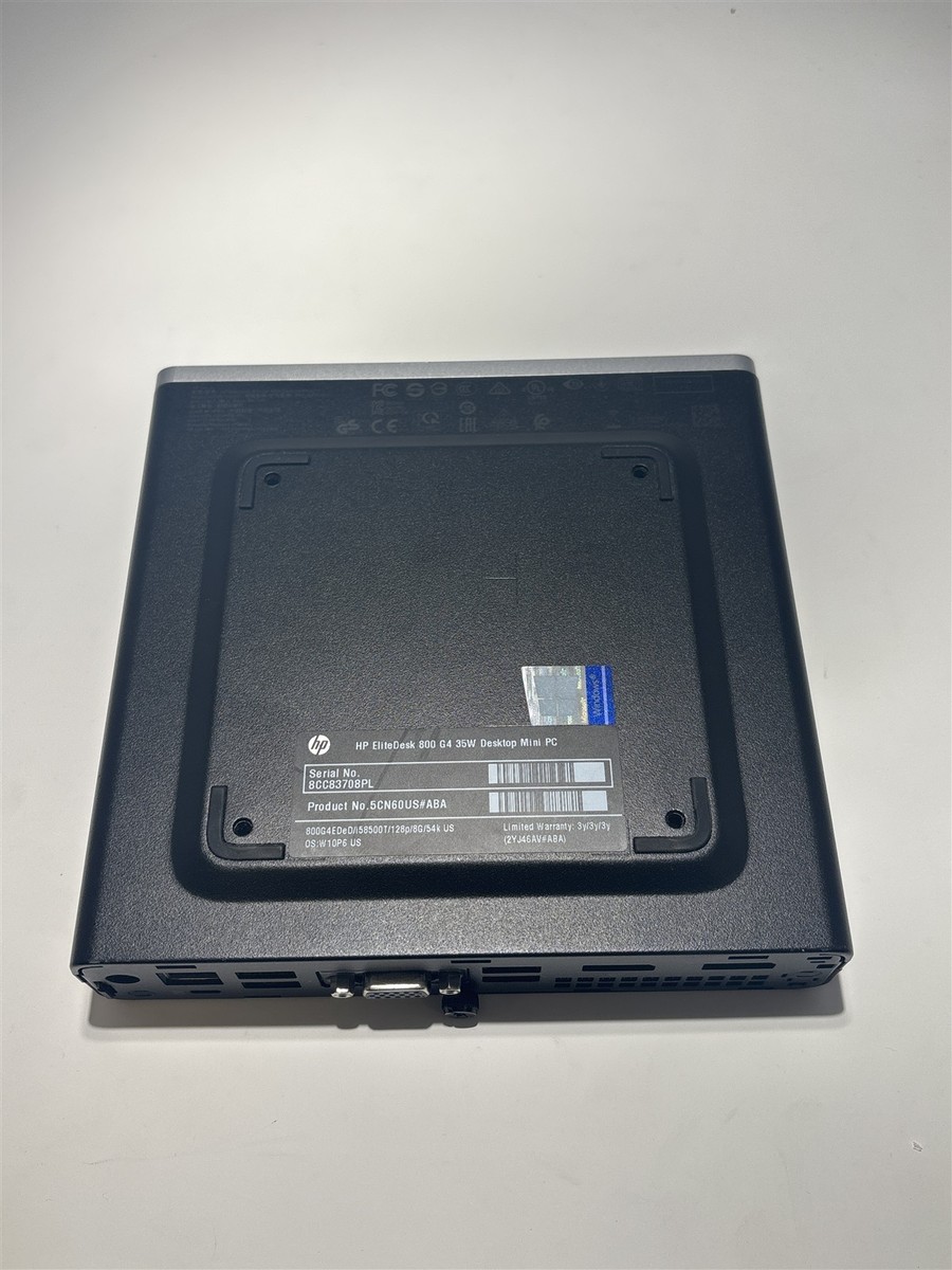 HP EliteDesk 800 G4 DM 35W Mini PC Core i5-8500T 2.10GHz 8GB DDR4