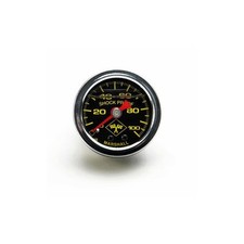 RUSSELL 0-100 PSI Fuel Pressure Gauge Blk Face/Chrm Case- 650320