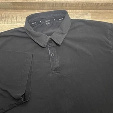 Public Rec Short Sleeve Performance Pima Cotton Blend Polo Shirt Men XXL Black