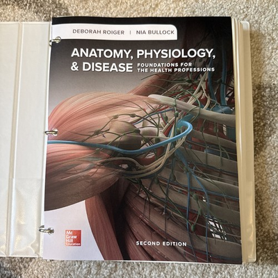 #ad #ad Anatomy Physiology amp; Disease Textbook 2nd Edition Loose Leaf Bullock Roiger $20.00
