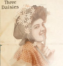 1900s Kellogg's Toasted Corn Flakes Cereal Advertisement Three Daisies DWXX