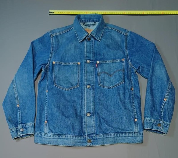 Women Levi's Jacket Navy Denim 36 / S / 44