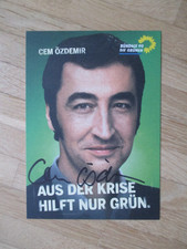 Baden-Württemberg Die Grünen Politiker Cem Özdemir - handsigniertes Autogramm!!!
