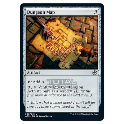 Magic The Gathering - Abenteuer in den vergessenen Reichen - Dungeon Karte - 242/281
