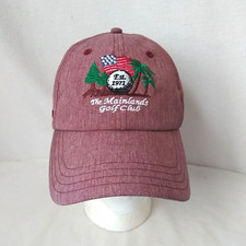 The Mainlands Golf Club Hat Strapback Pinellas Park Florida USA Flag