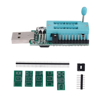 1 Pcs Metal Ch341A Programmer V1.7 1.8V Level  Gd25Lq64 Parts C3P71287