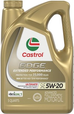 Edge Extended Performance 5W-20 Advanced Full Synthetic Motor Oil 5 Quart