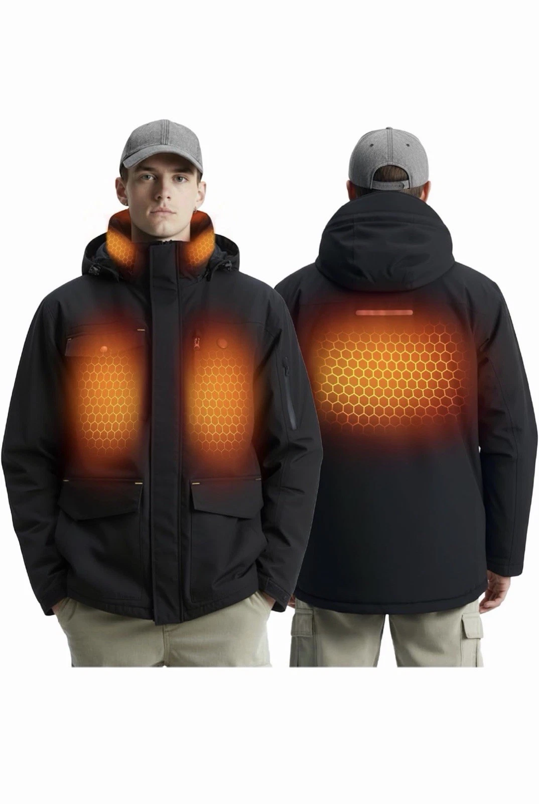 ARRIS Men's Heated Jacket with Battery,Waterproof Heated Coat w/ Detachable Hood
Opens in a new wind