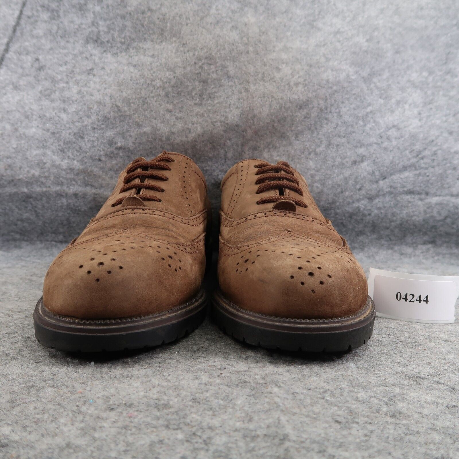 SAOLA Claybrooke Scarpe Uomo 10.5 Oxford Punta Alare Formali Classiche Pelle Montana Marrone