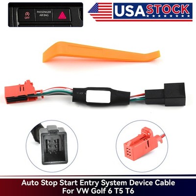 For VW Golf 6 Caddy SKODA Supper Auto Stop Start Engine System Cable Delet Plug
