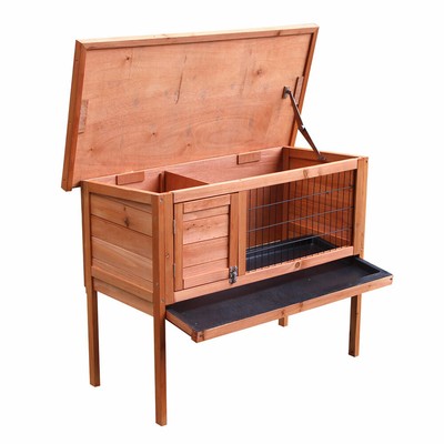 small wooden playpen