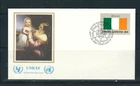 UN SC # 377 Flag series - Ireland - FDC . Unicef cachet