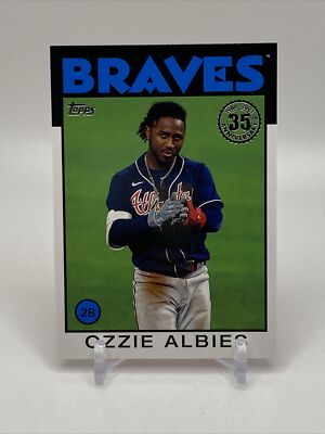 2021 Topps Series Ozzie Albies 96 All Star 86B-28 Atlanta Braves