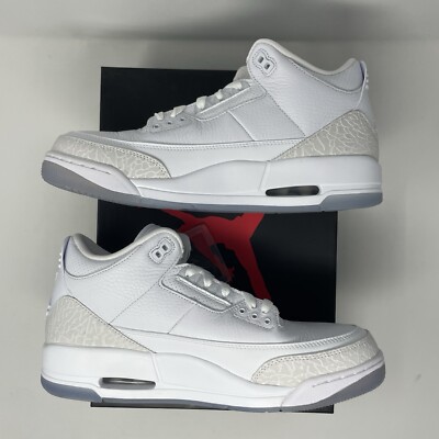Air Jordan 3 Retro Triple White 2018 136064 111 White/White  display picture 2