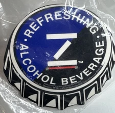 Vintage ZIMA Pin Button / Cardboard / Alcohol Beverage Advertising Pinback / New