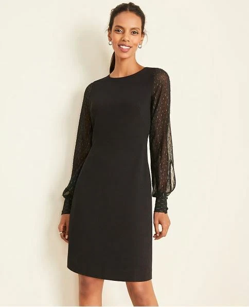 ann taylor black dress