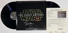 John Williams Hand Signed Autographed Star Wars Soundtrack Vinyl Record +JSA LOA