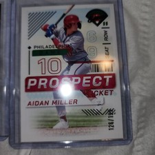 2024 PANINI PROSPECTS #190 AIDAN MILLER RC 126/199 - PHILADELPHIA PHILLIES