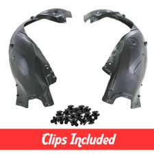 Driver Passenger Side Fender Liner Set W Clips For 2011-2014 Chrysler 300 Driver Passenger Side Fender Liner Set W Clips For 2011-2014 Chrysler 300