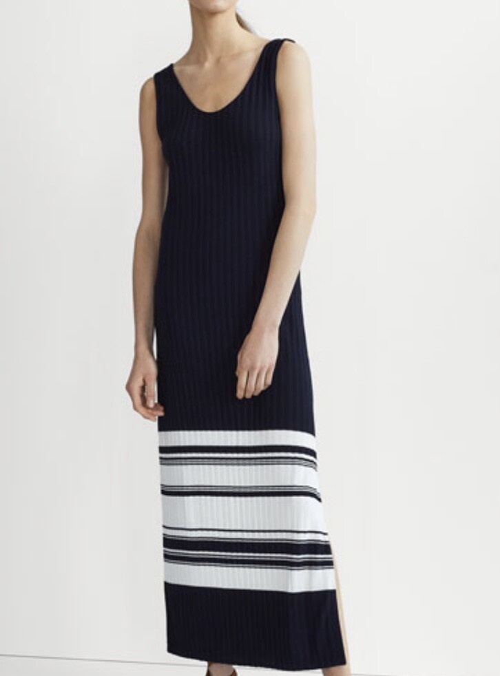 massimo dutti black knit dress MASSIMO DUTTI Contrast Knit Dress in Black