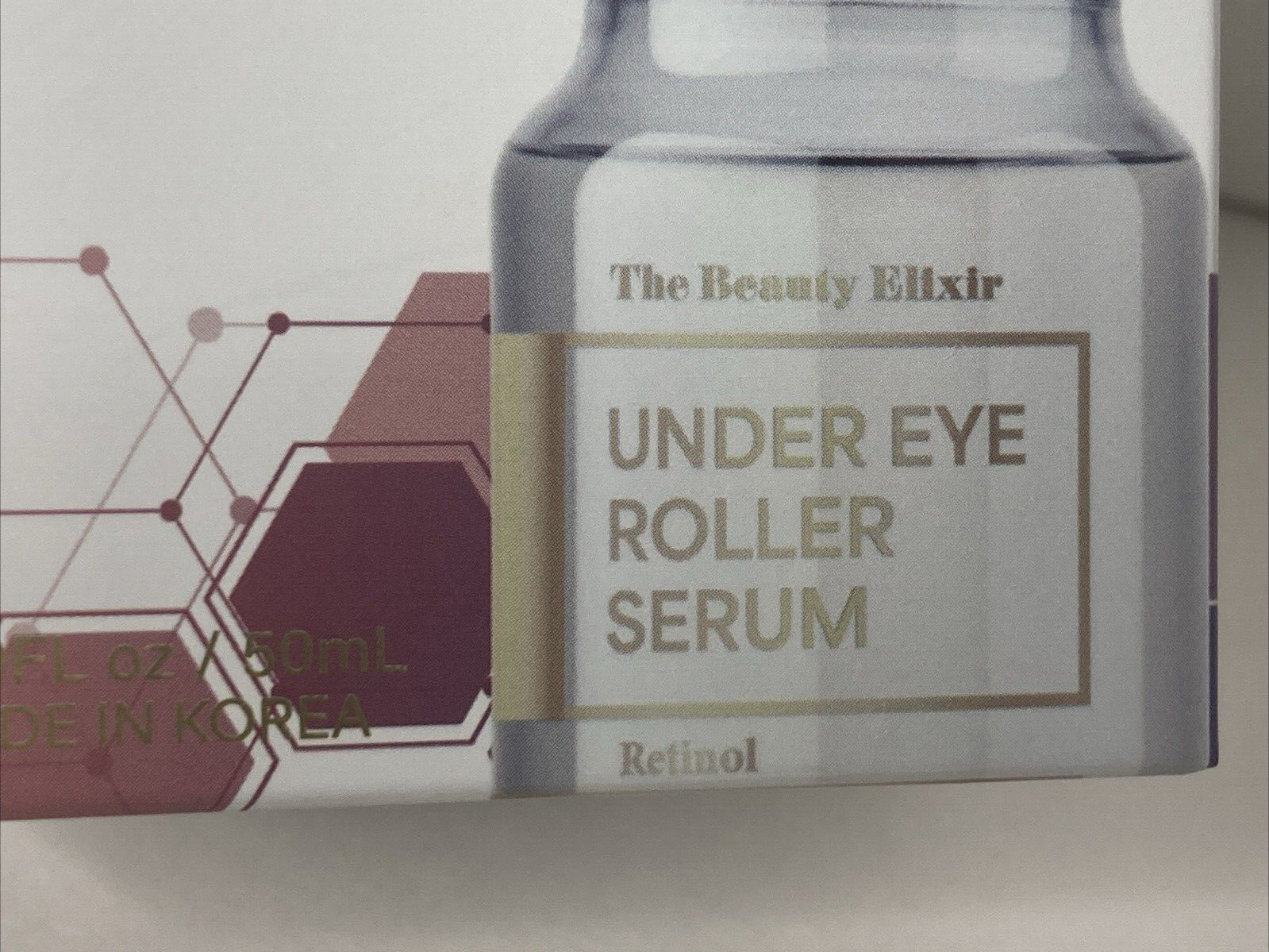 The BEAUTY Elixir Under Eye Roller Serum Retinol ANTI-AGING 1.69 fl oz