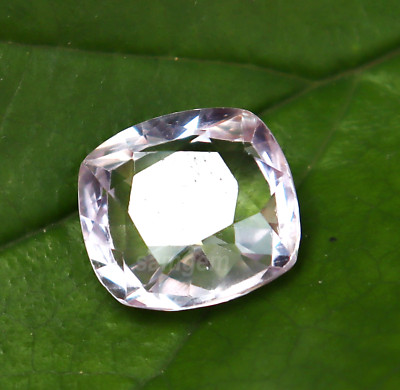 White Sapphire Cushion Shape 10-12 Ct Natural Certified Loose Gemstone