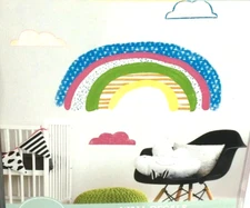 RoomMates The Rainbow Peel and Stick Giant Wall Decal Multicolor 36.5"x 17"