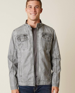 bke faux leather jacket