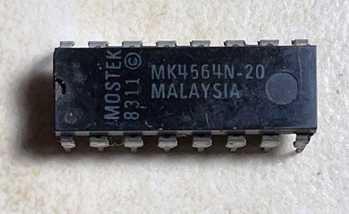 Mostek MK4564N-20 64K x 1 Dynamic RAM