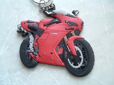 DUCATI CORSE 1098 1098R 1098S RUBBER KEYRING VERY RARE, DON'T SEE THESE OFTEN