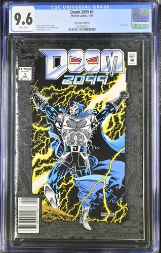 Doom 2099 #1 (1993) Marvel CGC 9.6 White Foil Cover Newsstand TheGradedComic